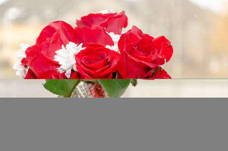 wedding rings on the flower