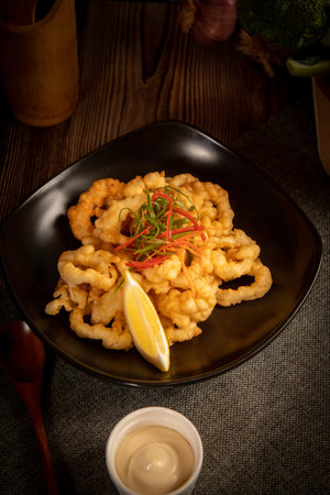 deep-fried breaded baby squid