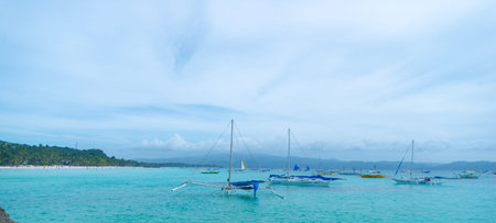 beach under a sunny day, Boracay, Philippines
