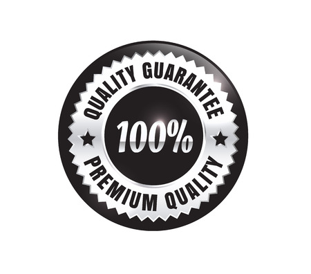 Silver Premium Quality Badgeのイラスト素材