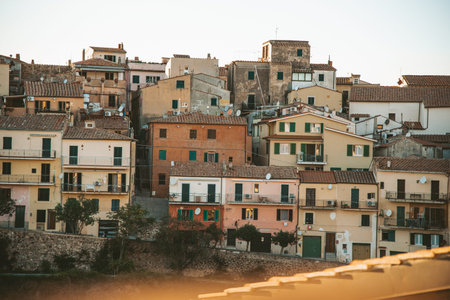 Capoliveri, Elba, Italy - 8 October, 2020: The beautiful town of Capoliveriのeditorial素材