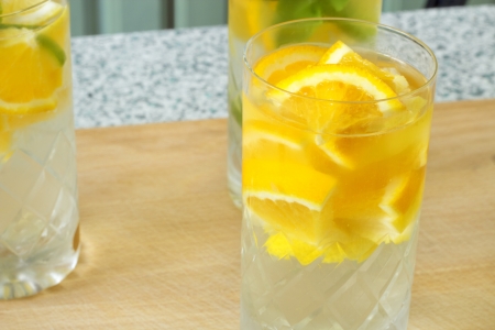 Vitamin-fortified waterの写真素材