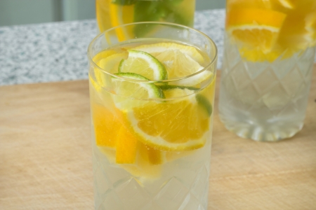 Vitamin-fortified waterの写真素材