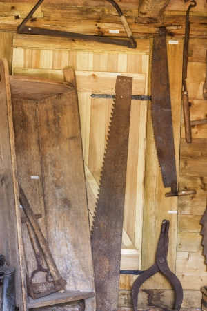 Antique toolsの写真素材