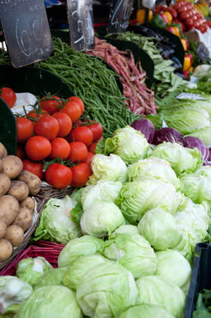 vegetables in the marketのeditorial素材