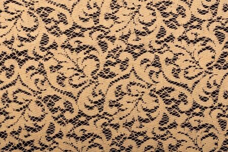 lace on black backgroundの写真素材