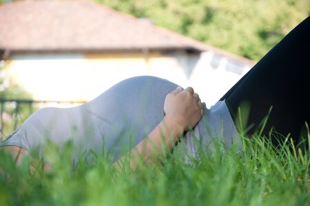 pregnant womanの写真素材