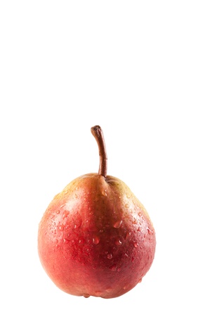   fresh pear isolated on white backgroundの写真素材