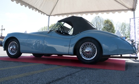 Rovato, Italy - April, 28, 2013   Auto d Epoca in Franciacortaのeditorial素材