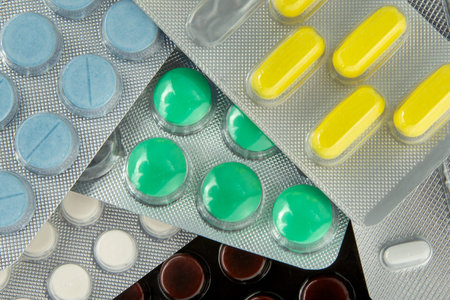 Tablet Blister Pack. Pills medicine.