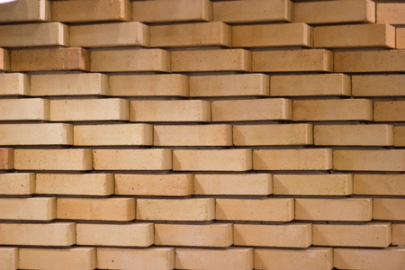 Diagonal brick tile wall texture background.の写真素材
