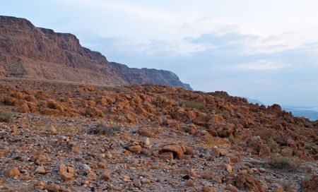 Dead Sea hillsの写真素材
