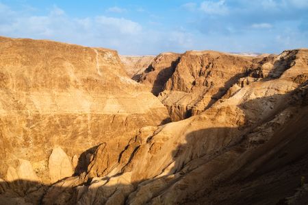 Dead sea hills - Wadi Dargaの写真素材