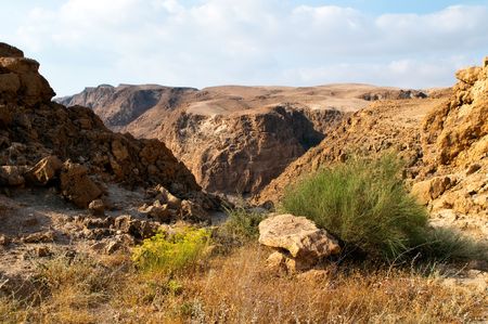 Dead sea hills - Wadi Dargaの写真素材