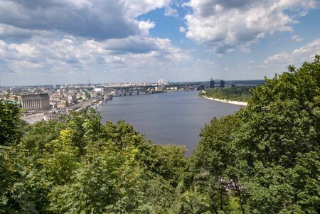Dnipro river. Kyivの写真素材