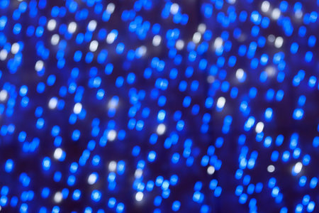 Blurred glittering christmas lights. Blurred abstract background