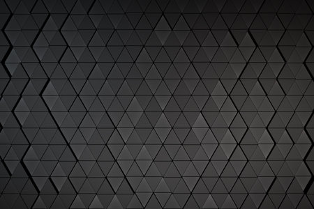 background of a variety of triangles. 3d render
