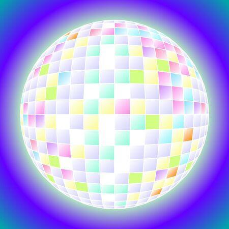 new year ball snowflakes miracleのイラスト素材