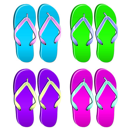 Summertime Fun beachのイラスト素材