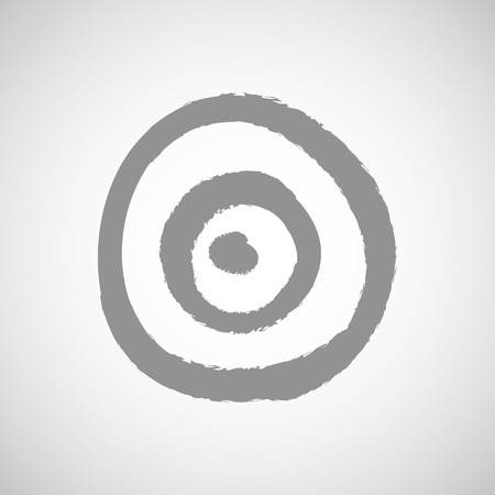 Dart game target on white background abstractのイラスト素材