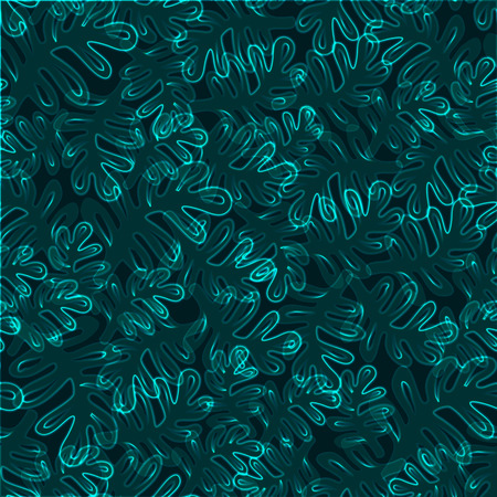 Floral vintage seamless pattern vector light flashのイラスト素材