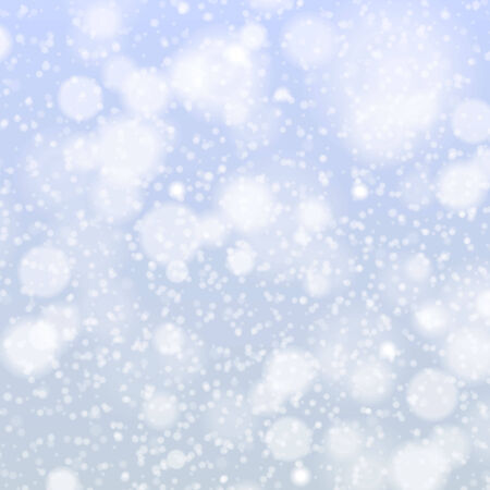 Christmas snowflakes background vector blue light abstract christmasのイラスト素材