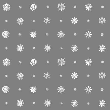 Christmas seamless pattern from multicolored snowflakes on background artのイラスト素材
