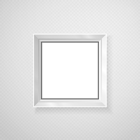 hanging paper sign frame grey picture shadow artのイラスト素材