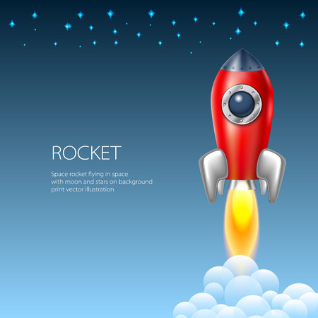 Rocket icon  space vector spaceship technology illustration ship fire symbol flame cartoon artのイラスト素材