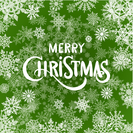 Christmas Typographic Background Set / Merry Christmas And Happy New Year artのイラスト素材