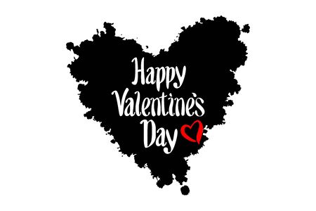 valentines day vintage lettering background artのイラスト素材