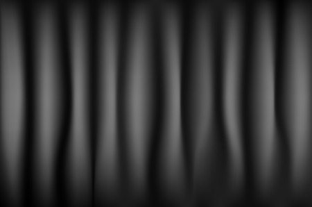 Black curtain from the theater with vector art illustration.のイラスト素材