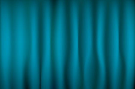 Theater stage blue curtain. Vector art background illustration.のイラスト素材