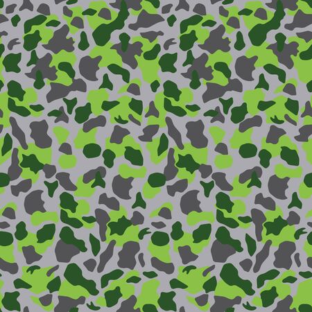 khaki Camouflage seamless pattern in green and silver and black colors. points background army fashion vector artのイラスト素材