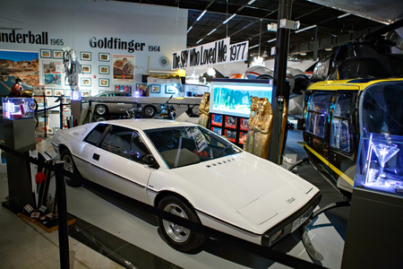 Miami Auto Museum exhibits a collection of vintage and cinema auのeditorial素材