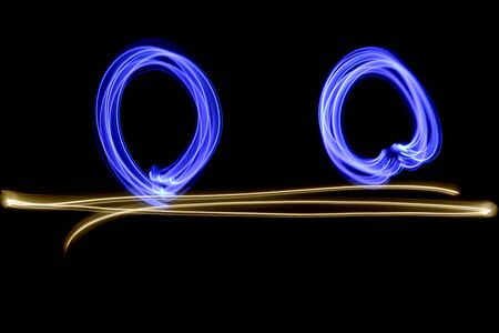 Light painting backgroundの写真素材