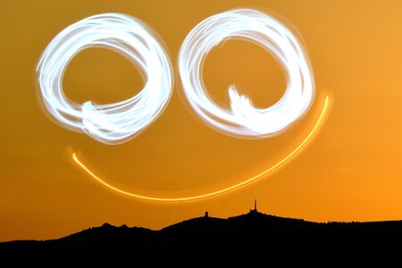 Light painting backgroundの写真素材