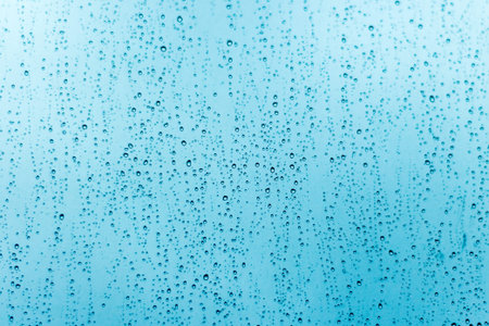 Background of raindrops on the window.