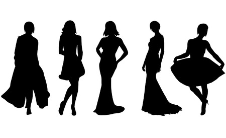 Fashion women vectorのイラスト素材