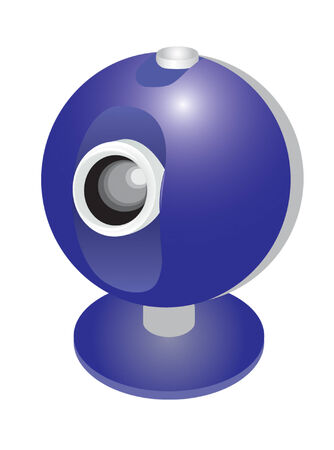 Web cameraのイラスト素材