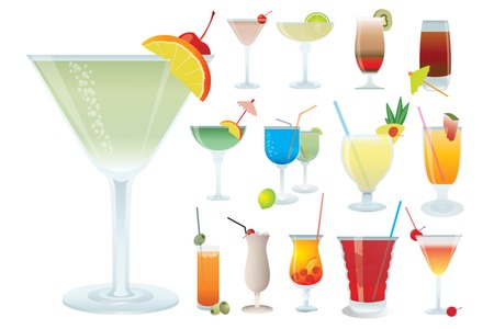 Cocktail, vector illustration for you designのイラスト素材