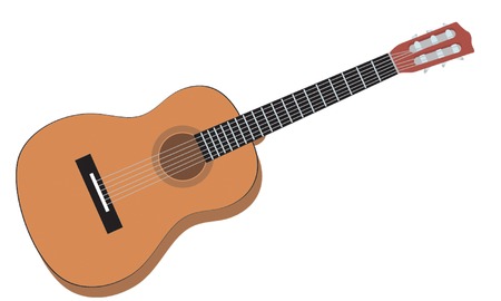 Guitar. Vector illustration for you designのイラスト素材