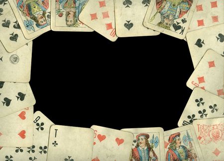 Old cards frame. For you designのeditorial素材