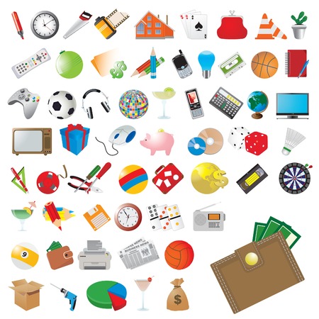 Icons set.のイラスト素材