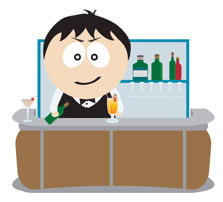 Barman. のイラスト素材