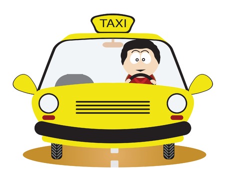 Taxi Driver.のイラスト素材