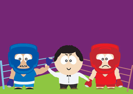 Boxers. Vector illustrationのイラスト素材