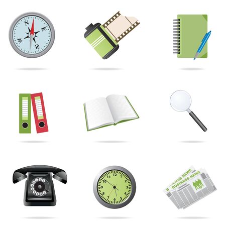 Icons set. Vector illustration のイラスト素材