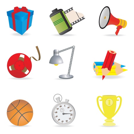 Universal icons. Vector illustrationのイラスト素材