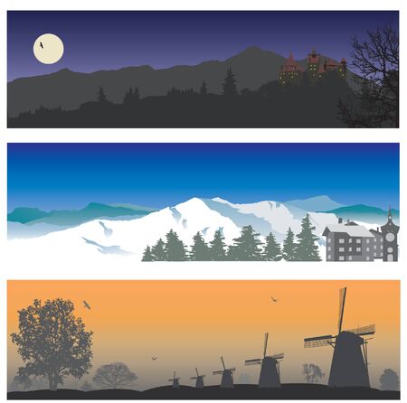 Landscapeのイラスト素材